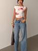 Sexy Off-Shoulder T-Shirt Women's Summer New Style Sleeveless Fit Top Short Sleeve