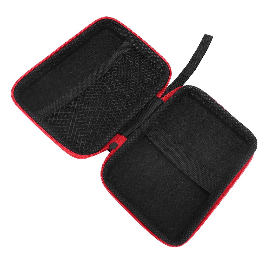 3.5in Portable Game Console Storage Bag EVA Water Proof Shell Soft Lining Mesh Pockets Protective Gaming Console