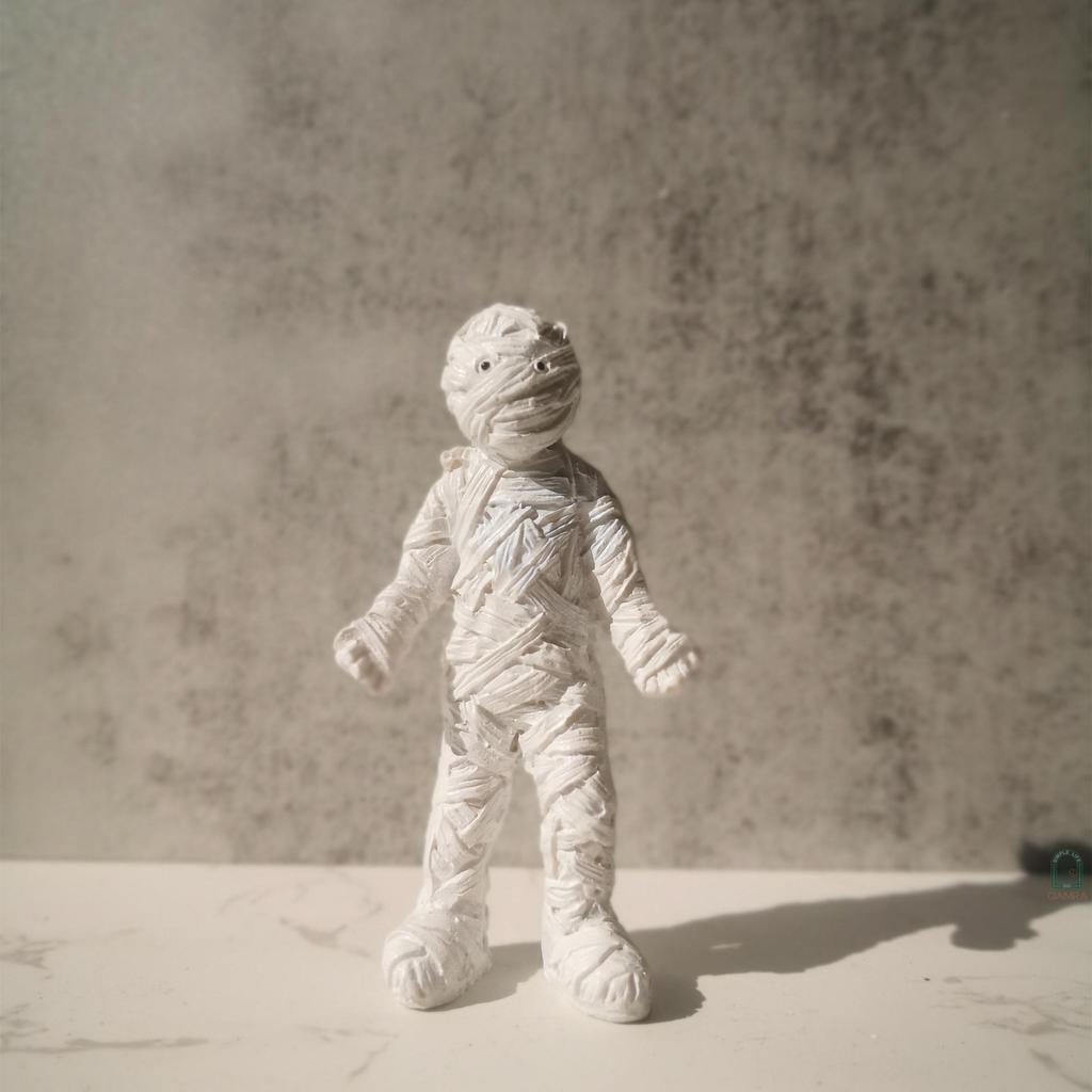 Xianci Ägyptisches Figurenset: Pyramide, Sphinx, Obelisk, Mumie und Pharao-Dekor für Kinderzimmer.