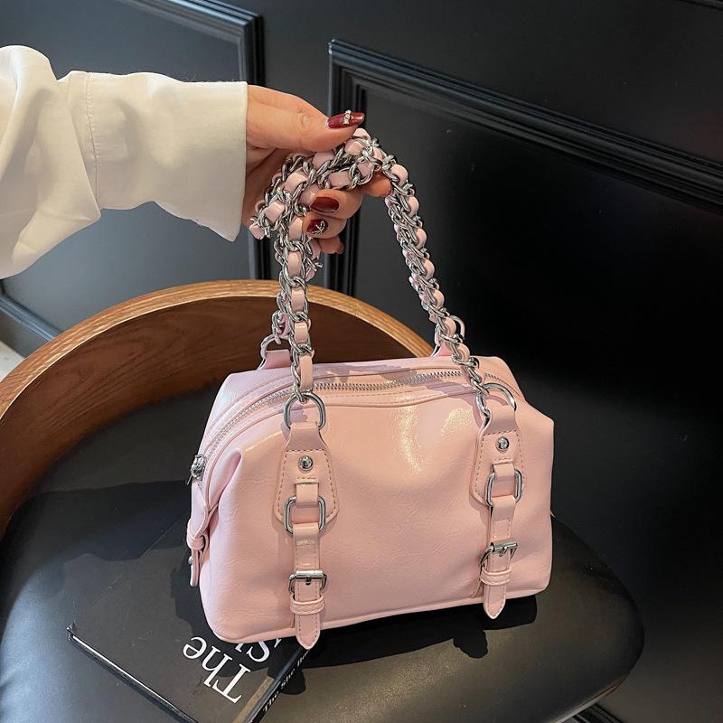 Niche Design Women's 2025 Summer Versatile Korean Chain Shoulder Crossbody Pillow Bag