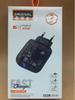 Black Transparent PD45W Fast Charger for Apple/Huawei with A+C Dual Ports