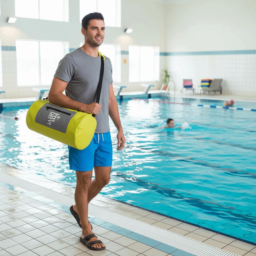 Großes Fassungsvermögen Schwimmbeutel Wasserdichter Strandrucksack Wasserdichte Trockentasche Strand Schwimmen