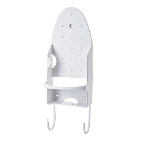 

Настенный держатель для гладильной доски, металлическая вешалка, термостойкая, прочная, несущая, простая в установке стойка для хранения утюга белый