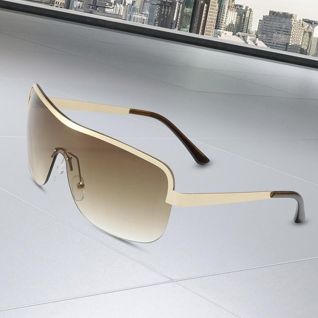 Oversized Sunglasses Magnesium Aluminum Alloy Frame Uv400 Fashion Glasses