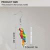 2D Flat Cute Acrylic Parrot Earrings Macaws Dangle Jewelry for Women Summer Spring Accessories Hawaiian Gifts
