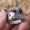 Viking Signet Ring Thor's Hammer Mjolnir 147