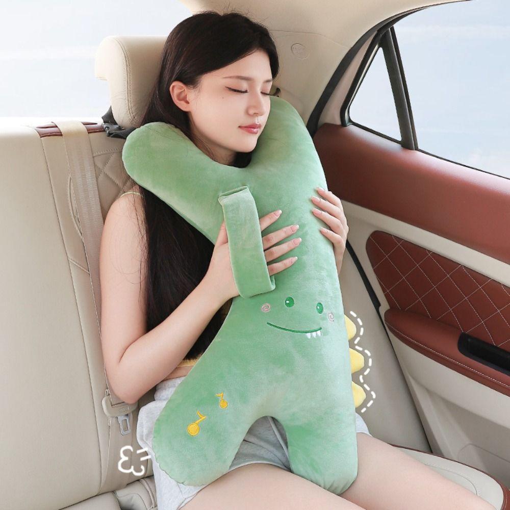 K Shape / U Shape Car Seat Cushion Cartoon Seat Belt Cover Kids Car Pillow Car Rear Seat