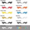 2 PCS Graphic Vinyl Stripe Car Sticker For Hyundai Santa Cruz Trunk Side Decals