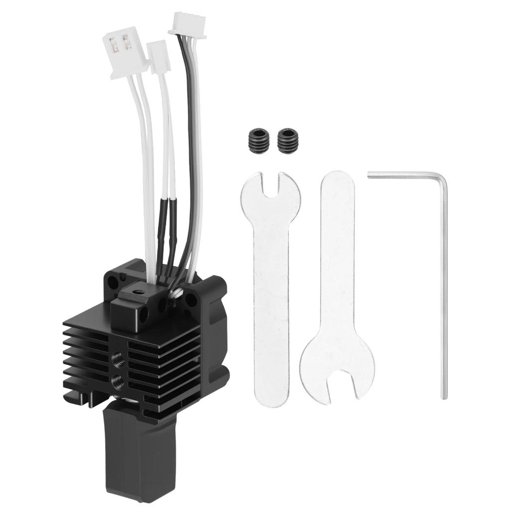For Bambu Lab P1S Hotend Complete Assembly Upgrade Hardened Steel Extruder Kit For X1 X1C P1P P1S Fan Nozzle X1 Carbon Hot End