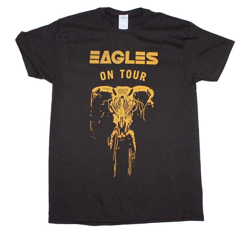 Officially licensed Eagles On Tour Unisexs Black T Shirt Eagles Classic Tee S