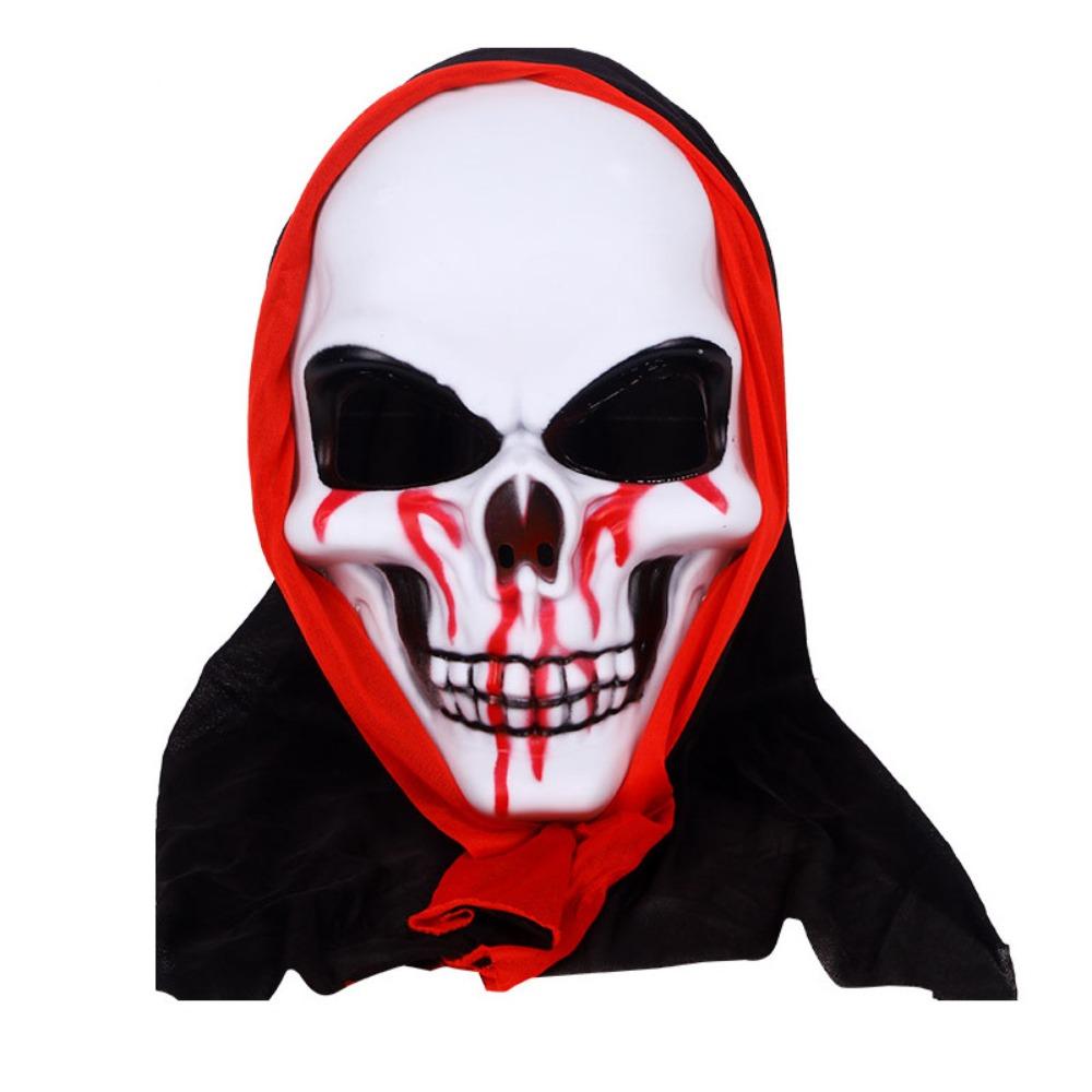 Dress Up Halloween Skull Mask Cosplay Full Face Mask Toy Skeleton Ghost Festival Mask  Girl