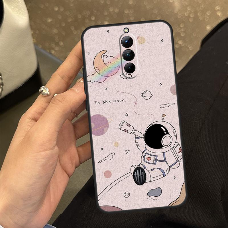 Cute galaxy Astronaut Case For ZTE Nubia Red Magic 10 Air 6S 7S 7 Pro RedMagic 11 8 9 10 8S 9S 10S Pro Plus Cover