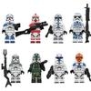 KT1042 Serie de Películas Stormtrooper Comandante Clone Trooper Guardia de Legión Bloques de Construcción Juguete, Set de Regalo Modelo Militar