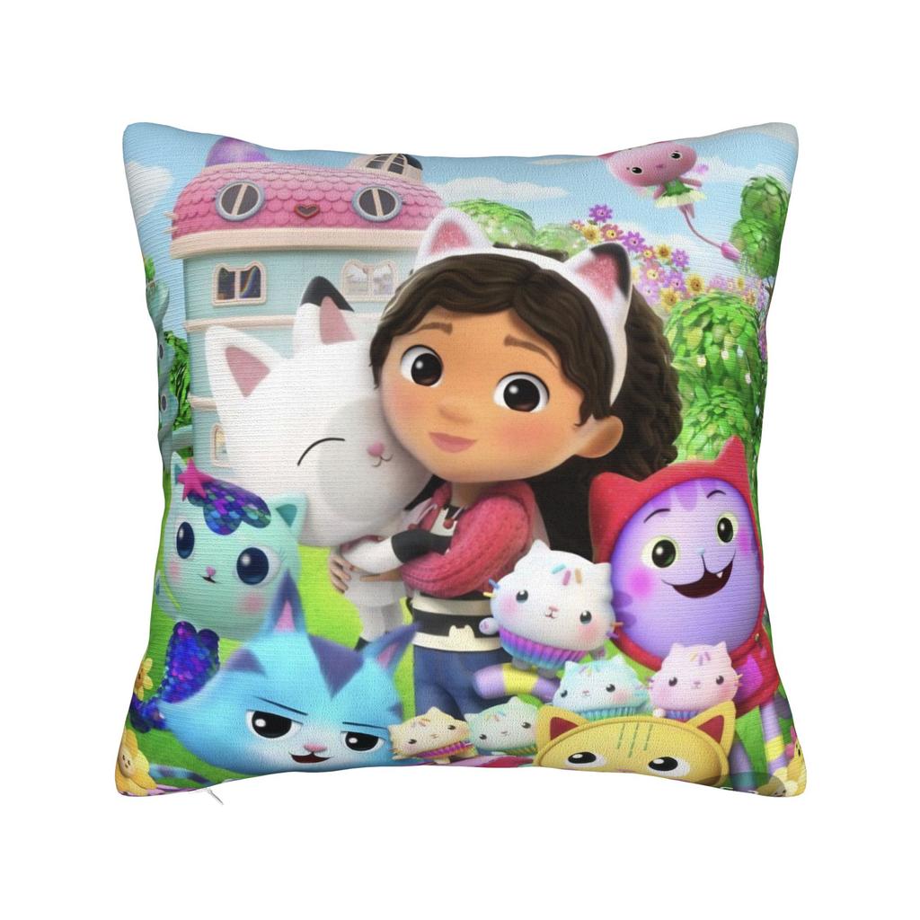 Decorative Pillow Covers G-Gabbys Girl Dollhouse Merch Living Room  Throw Pillow Case Cover Square Multi Size