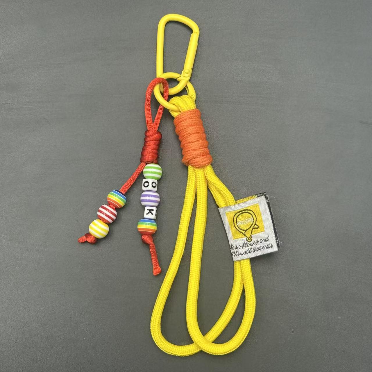 

Dopamine Rope Pendant: Colorful Handmade Keychain & Phone Lanyard Y001