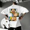 One Piece anime pattern Tshirt  Mens 2026 Summer Y2K Loose Pure Cotton ShortSleeved Tshirt  Street Casual Jacket