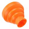 Hair Dryer Diffuser Attachment Silicone Foldable Blow Dryer Diffuser for Curly Hair Orange