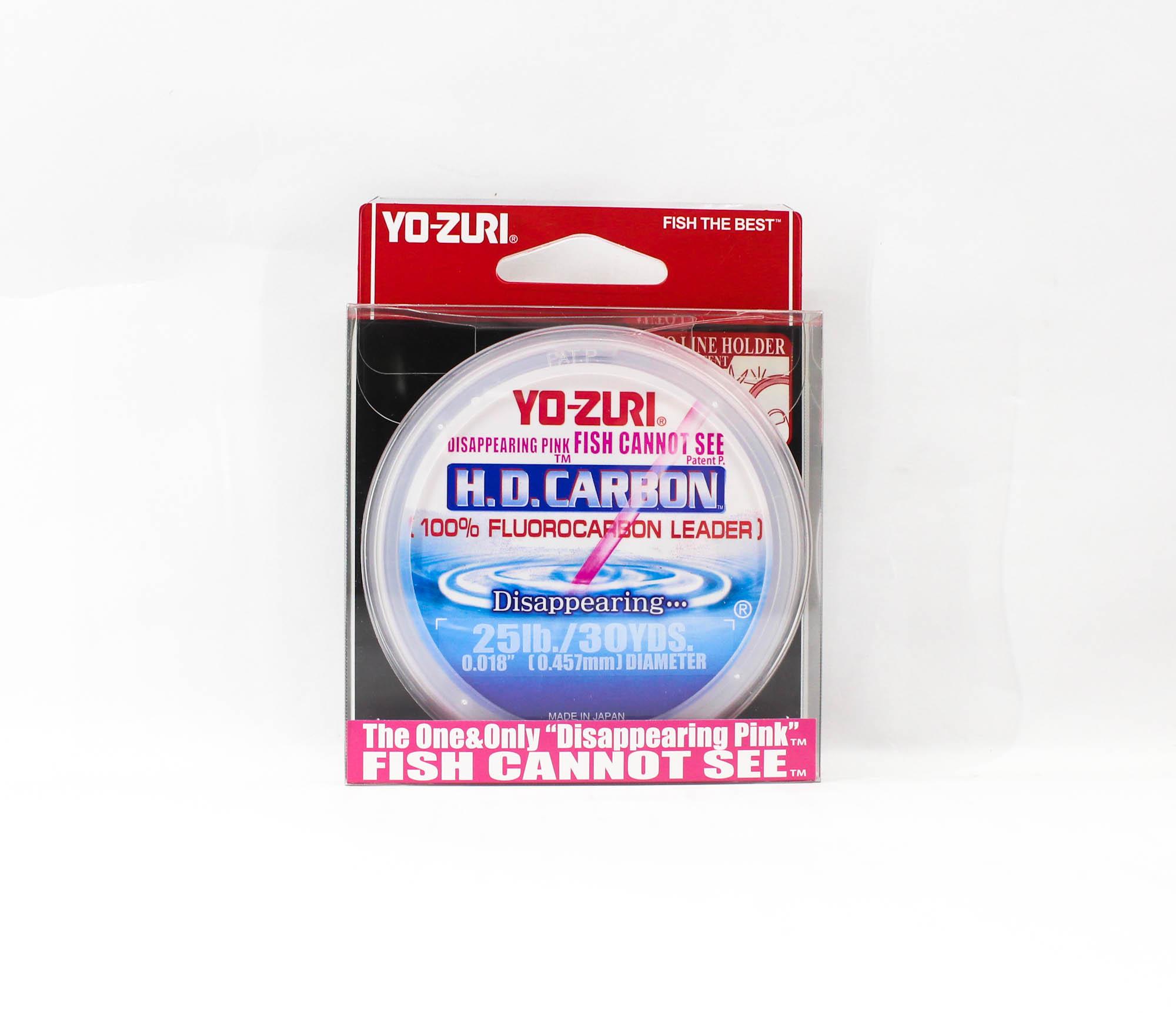 

Yo Zuri HD Carbon Фторуглерод розовый 100% 30 ярдов 25 фунтов R890-DP (1389) розовый