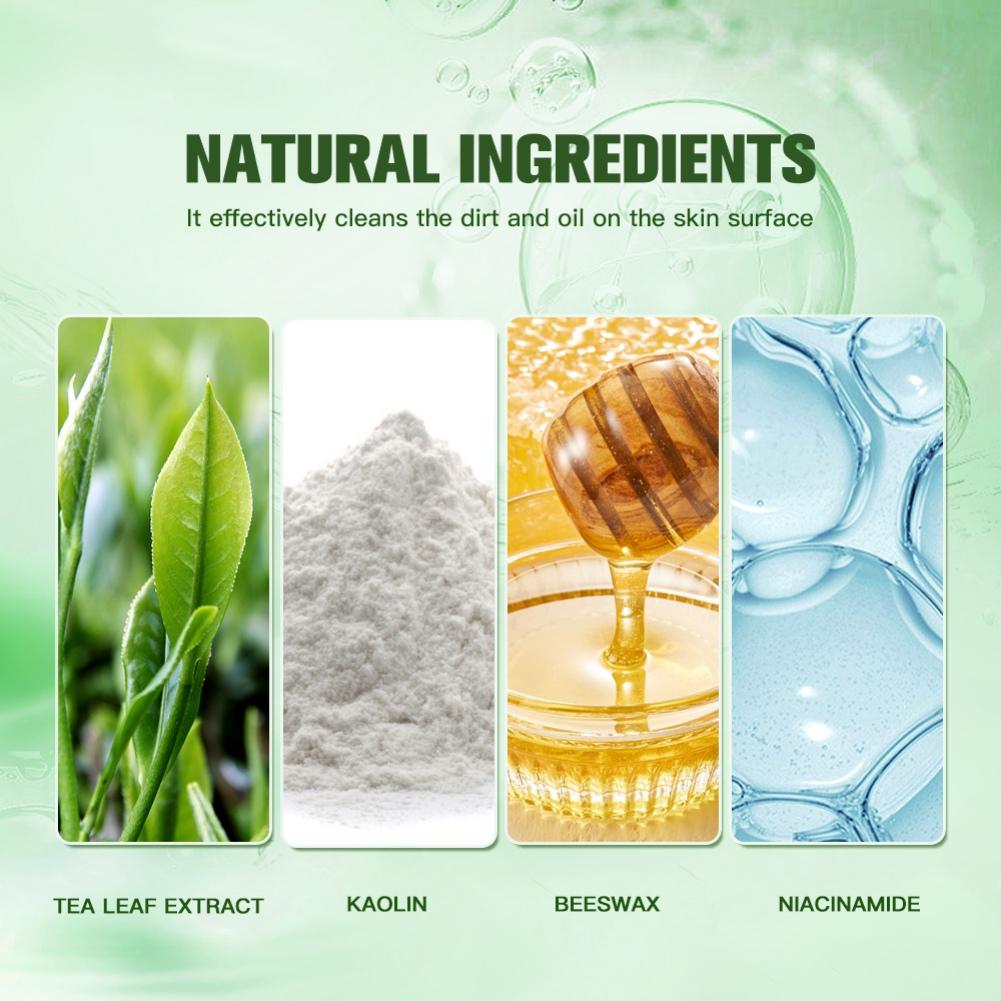 Green Tea Cooling Cleansing Mud Mask Clean and Refershing Moisturizing Mask