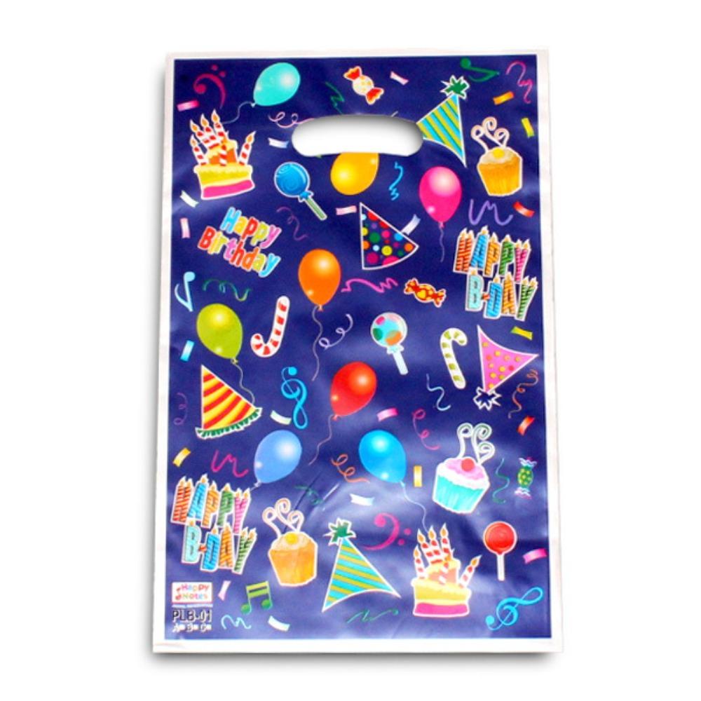 20pcs Plastic Candy Bag Pearl Loot Bags New Printed Gift Bag  Kids Birthday