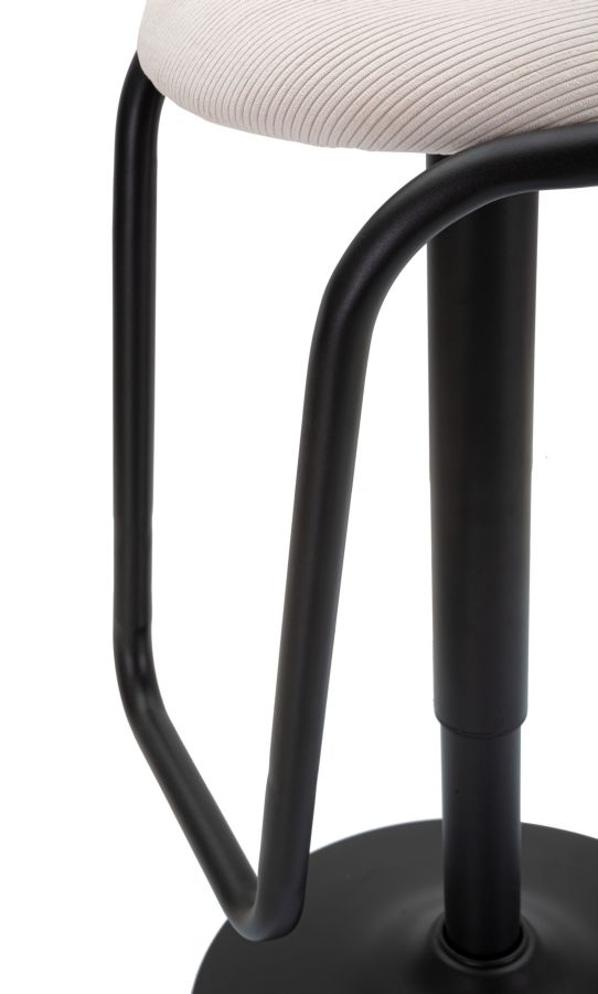 Scaun de bar cu lift Destiny Alb Cm Ø 41X61-83