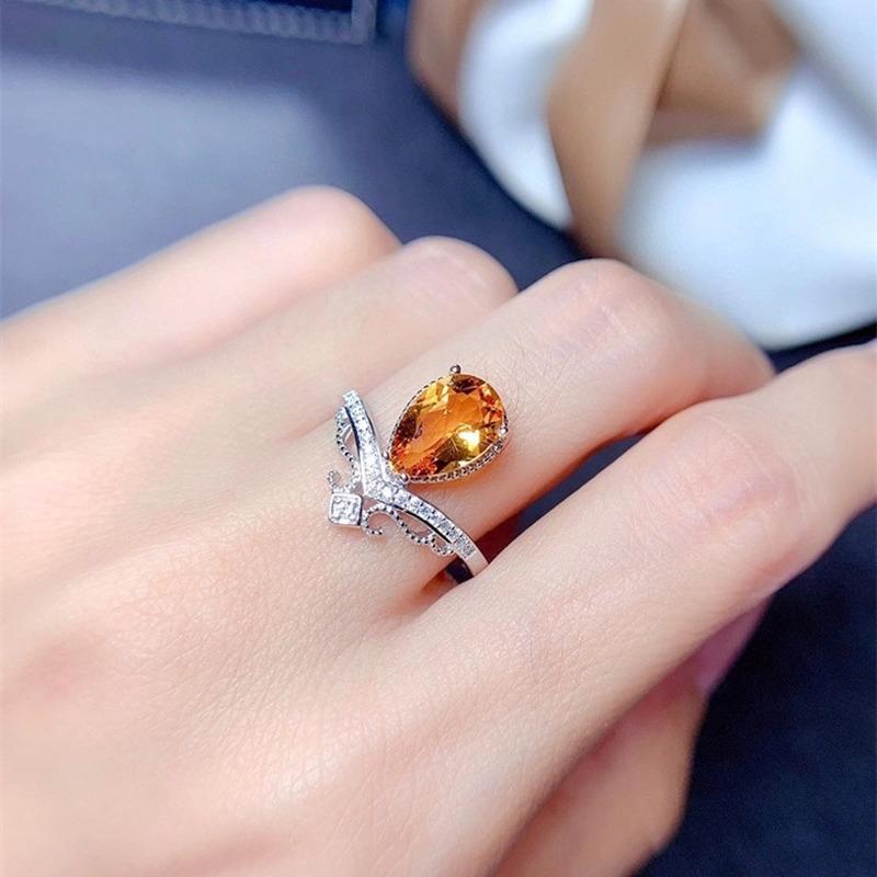 Lindon Klassieke Koperlegering Zirkoon Ring Dames Sieraden Bruiloft Belofte Feestcadeau