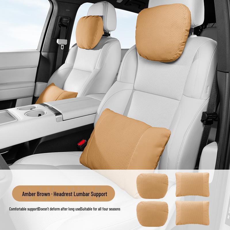 Ideal Car Headrest i6i8/L6L7L8L9: Universal Neck & Lumbar Support Cushion for All Seasons