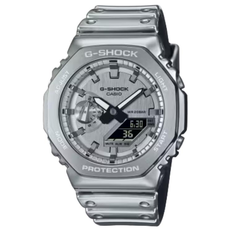 CASIO G Shock GM 2100YM 8A GM-2100YM-8A Silver Dial