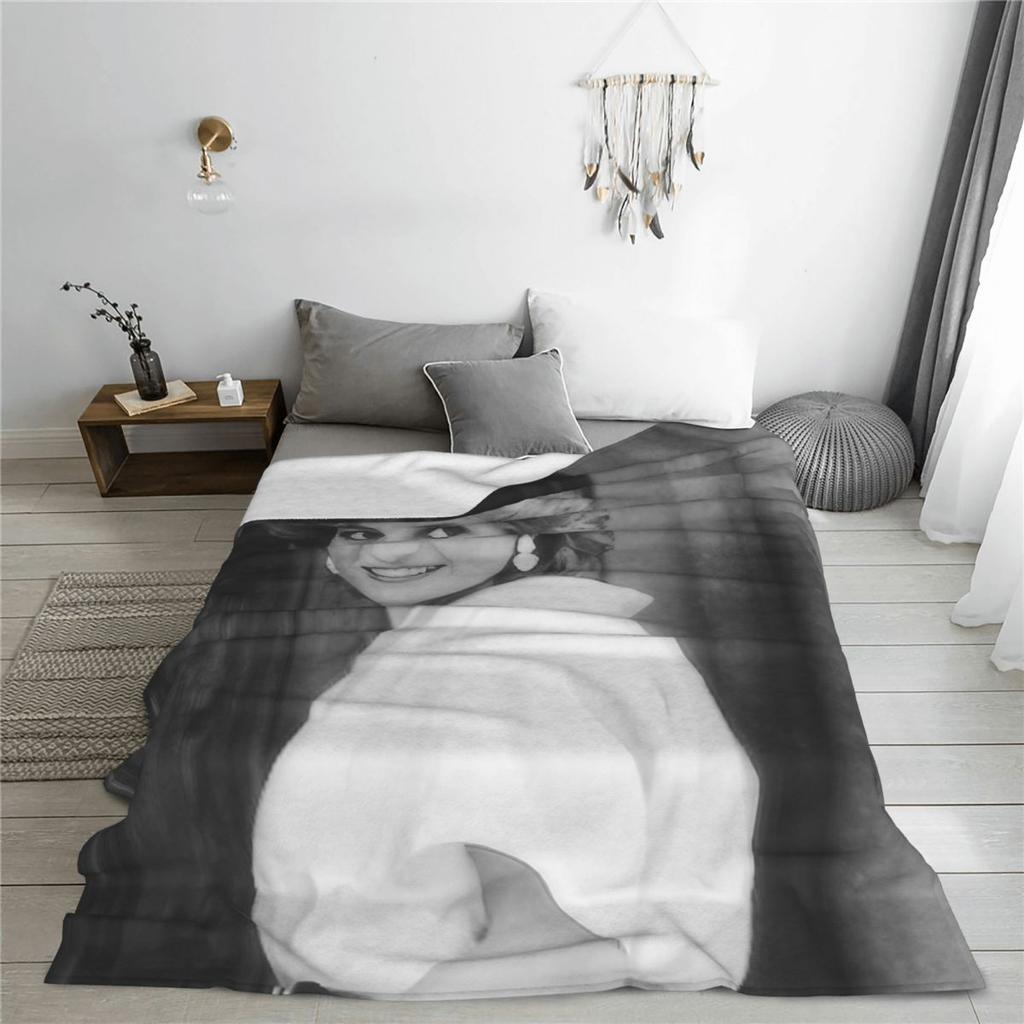 Prinzessin Diana Lady Flanelldecke Qualität Warm Weich Britische Königsfamilie Bettwäsche Überwürfe Winter Reise Stuhl Sofa Bett Tagesdecke