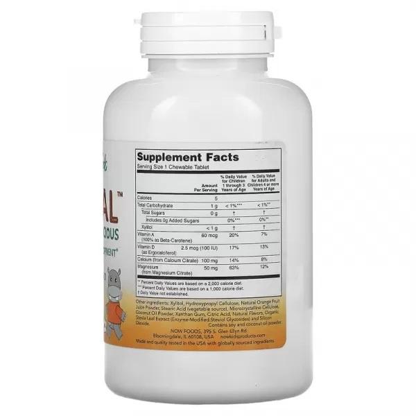 Now Foods - KID-CALCHEWABLE CALCIUM, 100 LOZ