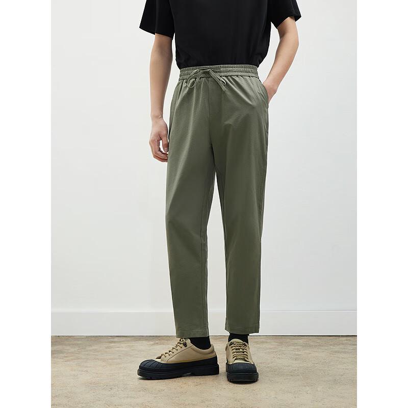 GXG Men's 2024 Seersucker Lightweight Straight Casual Pants