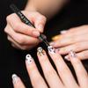 Nagelkunst Stift Set Feine Spitze Nageldesign Zeichenstifte für Maniküre DIY Detailarbeit und Umrisszeichnung Packung mit 12 Stück