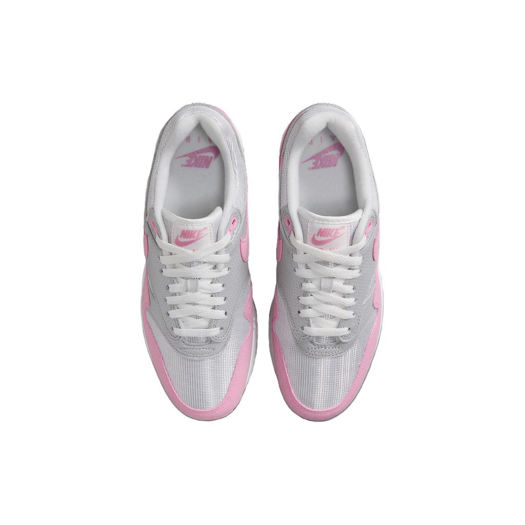 Nike Air Max 1 87 Pink Rise Damskie Sneakersy Metaliczno-Platynowe Płaskie-Cynowe Summit-White HF5387-001