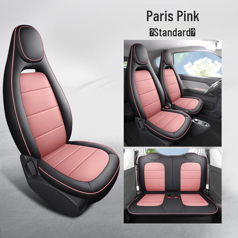 

Wuling Mini Cute Cartoon Leather Car Seat Cushion Cover - Universal Fit, All Seasons Special for Mini