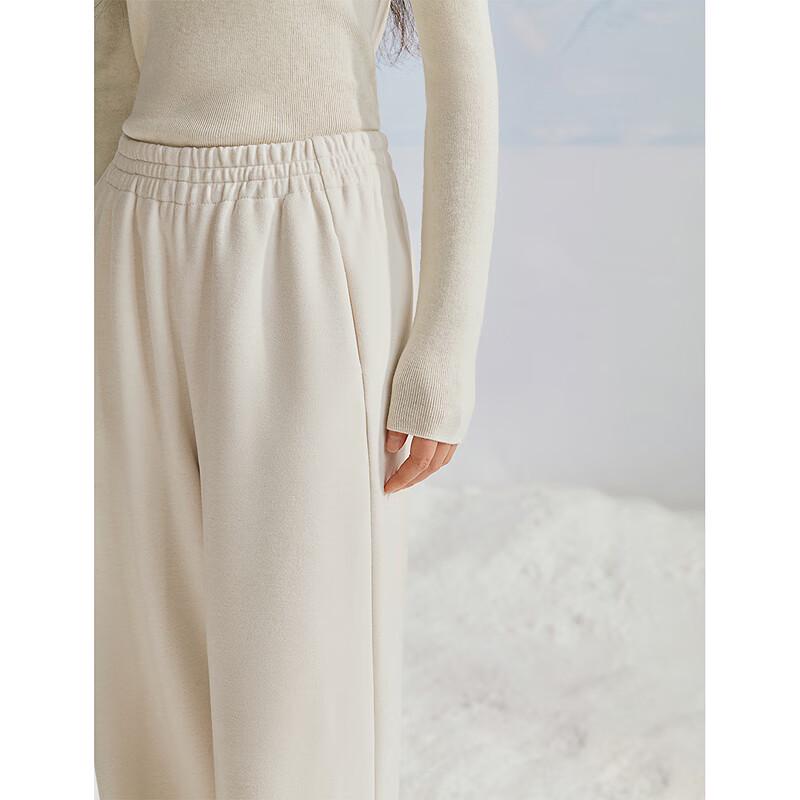 Inman Women's 2025 Winter Elastic Waist Wool Blend Wide Leg Pants