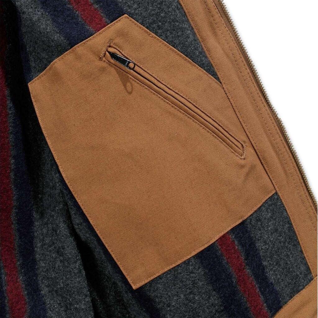 Куртка Carhartt Duck Detroit Jacket (103828) коричневая