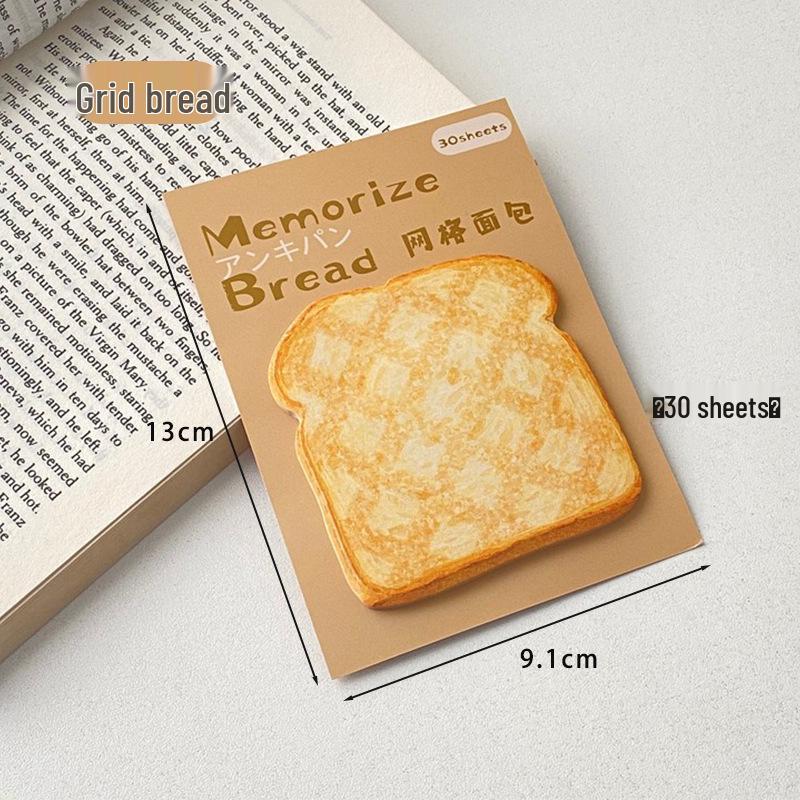 

Милые мультяшные липкие заметки в виде тостов - Отрывной блокнот для заметок с клейким слоем для студентов