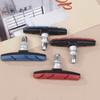 1Pair Bike Brake Pads V-Brake Rubber Road Bike Brake Holder Pads Shoes Blocks Rim Brake Anti-Resistance Cycling Accessories
