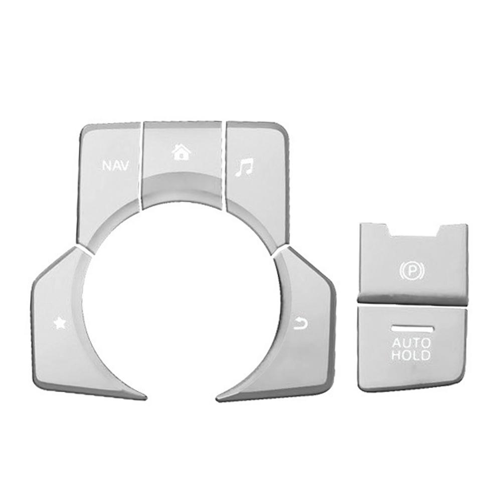 2Pcs/7Pcs Aluminum Electronic Parking Brake Automatic Parking Button Cover For ATENZA CX-5 CX-4 CX-8 Right Hand Drive Mode