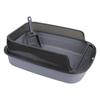 Large Cats Toilet Box For Pet Cats Households with Ventilation System And Removable Part Easy To Clean Litter Box