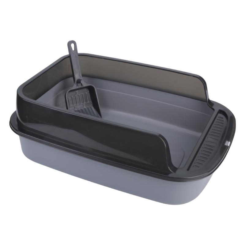 Large Cats Toilet Box For Pet Cats Households with Ventilation System And Removable Part Easy To Clean Litter Box