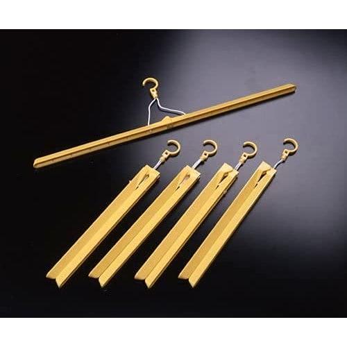 Set of 5 Folding Kimono Hangers - Simply grab the hooks and unfold to hang your kimono. Perfect for removing wrinkles and airing out your clothes.