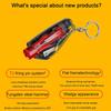 3in1 Portable Car Window Breaker Keychain Shape   Seat Belt Cutter Safety Hammer Life-Saving Escape Rescue Tool Key Chain