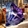 Custom Name Personalized Genshin Impact Print Blanket, Home Decor, Bedroom, Sofa, Camping, Couch, Gifts for Birthday Christmas