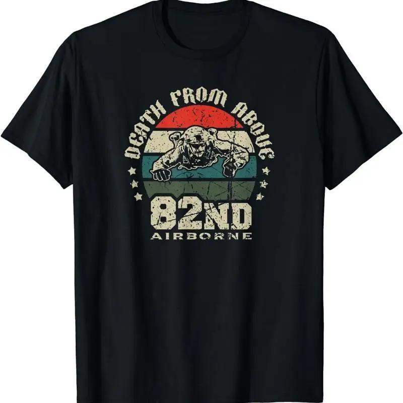 82nd Airborne Paratrooper Death from Above Veteran VIntage T Shirt