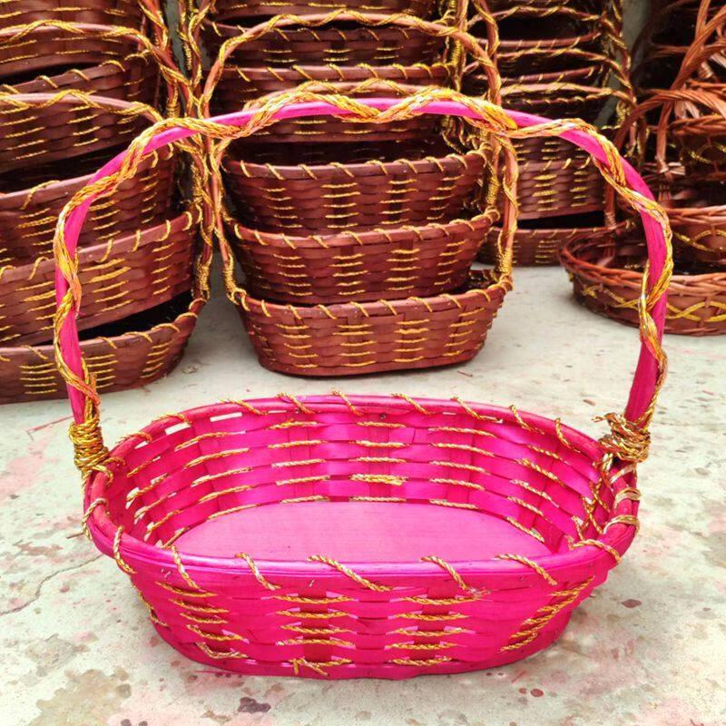 Hand-woven Decorative Storage Basket