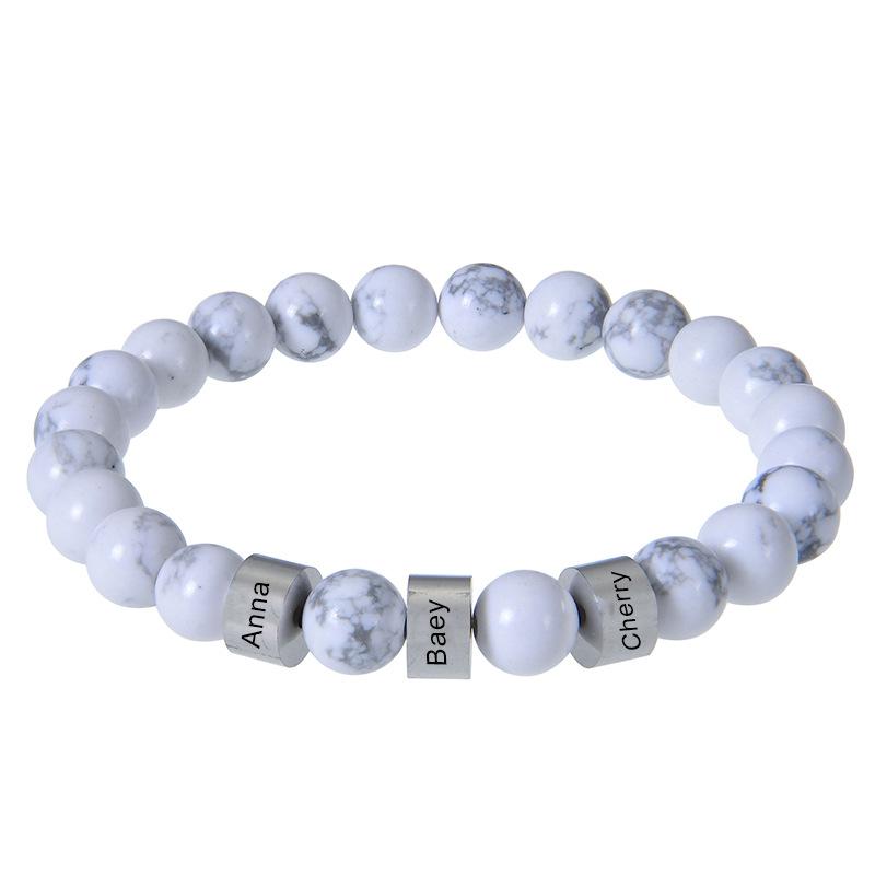 

JYL TS Bracelet Sister Heart Charm Strengthens Sibling Bond & Love white turquoise желтый оранжевый