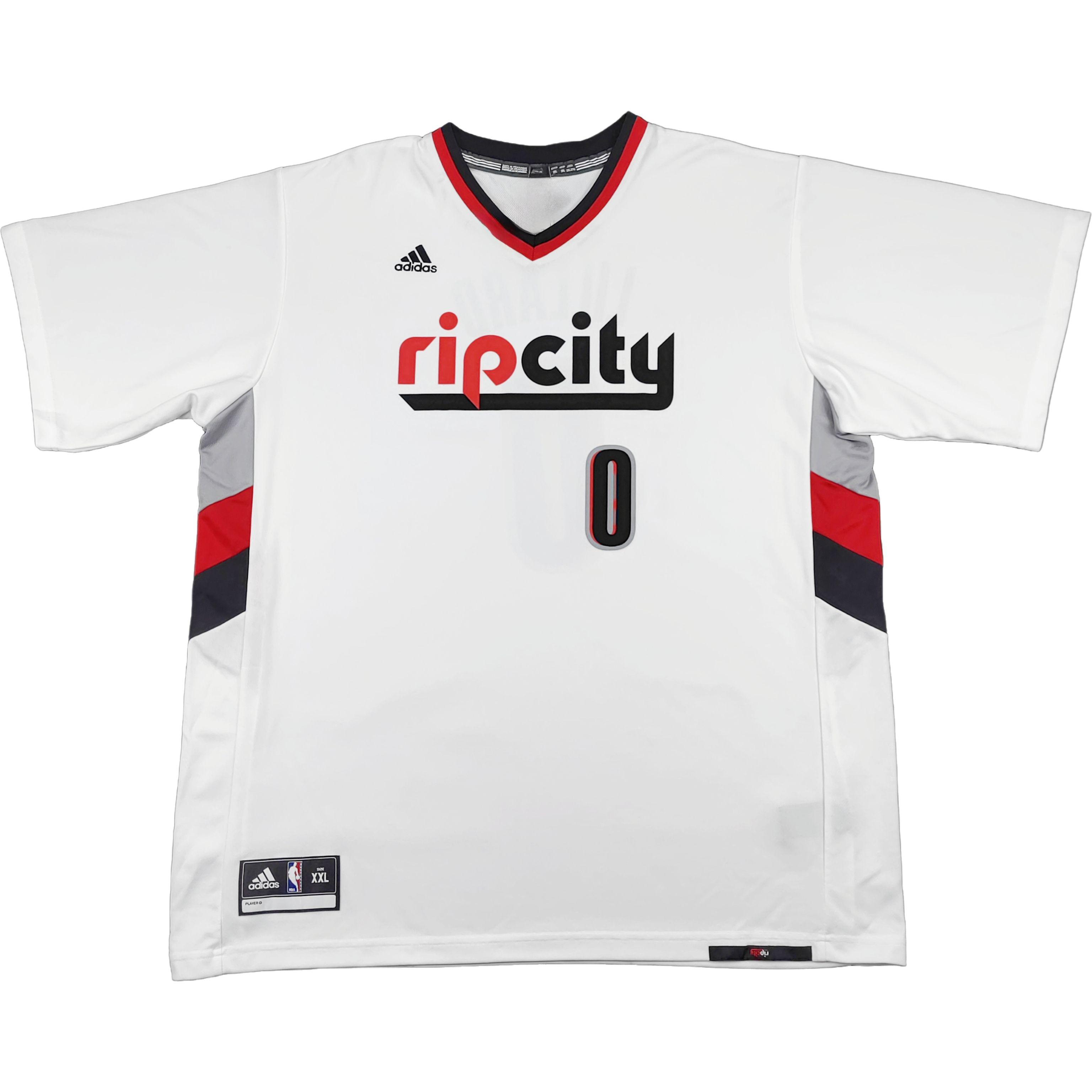 

Adidas X Коллаборация НБА Портленд Трэйл Блэйзерс Сезон 15-16 Домашняя Спортивная Минималистичная Толстовка с Коротким Рукавом Баскетбольная Майка H96258 XL