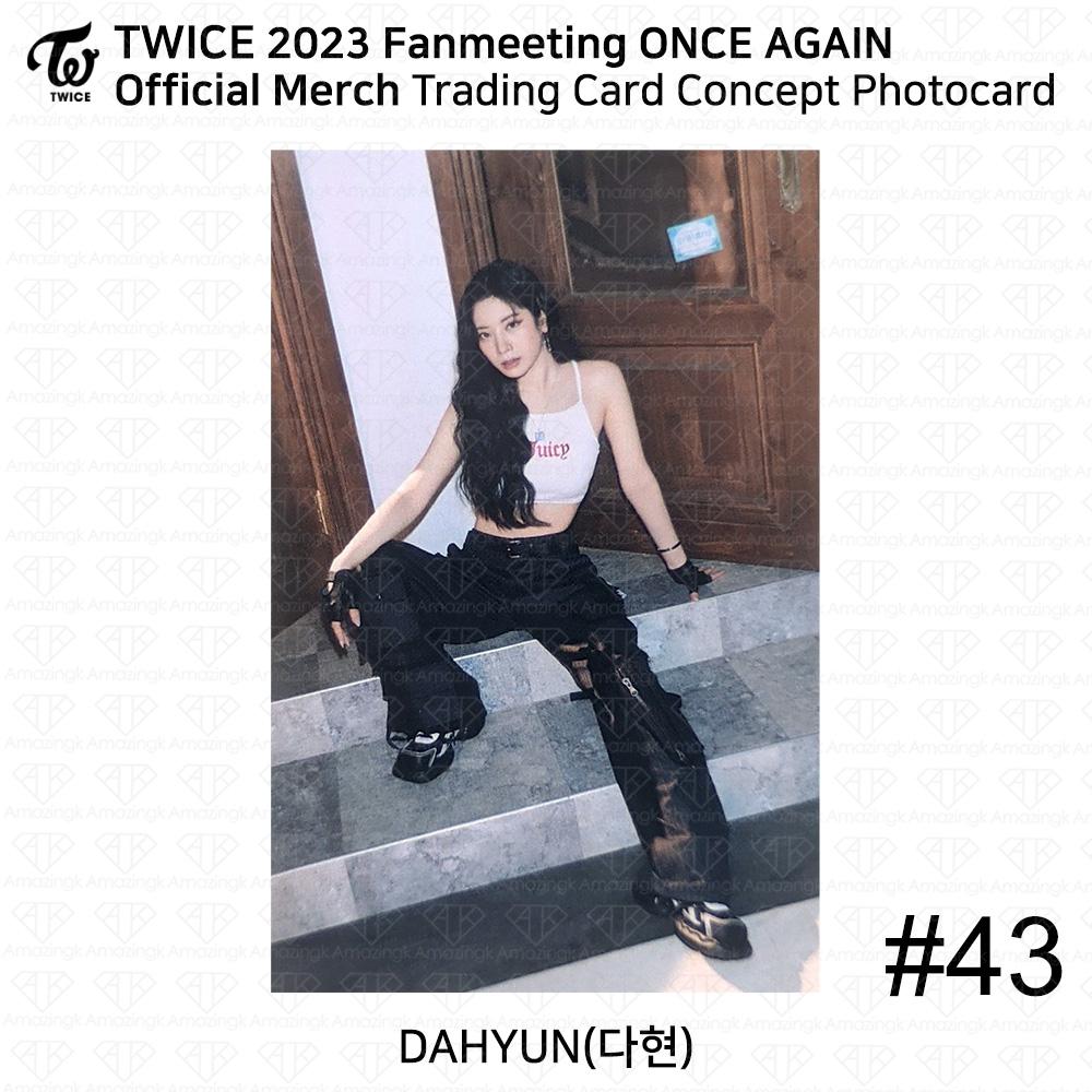 Twice 8. Jahrestag ONCE AGAIN Fanmeeting Pop-up MD Sammelkarte Fotokarte