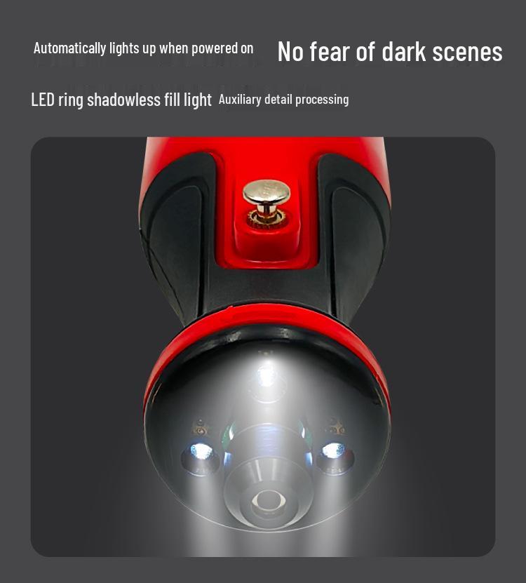 7,2V Lithium-Akku-Elektroschleifer mit 5-Gang-Regelung & Licht zum Jade-Schnitzen, Schleifen und Polieren